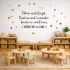 Educational stickers - Tell me and I forget, teach me and I remember...