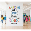 PERSONALIZED sticker with school name - Amazing boys and girls