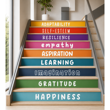 Stairs decoration sticker - Personal development