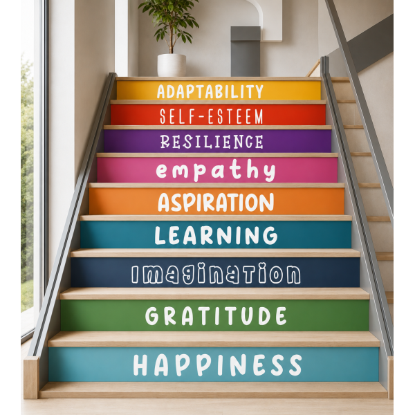 Stairs decoration sticker - Personal development