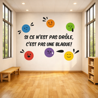 Stickers muraux décoratifs pour salles de classe | Citation sur le respect et le harcèlement scolaire