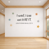 Wall stickers - I want, I can and I'll do it