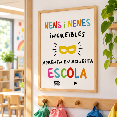 Làmines per decorar escoles i col·legis - Alumnes increïbles