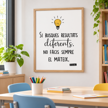 Làmina educativa decorativa - Decoració per a aules i centres educatius