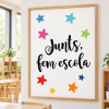 Làmina decorativa per a centres educatius - Junts fem escola