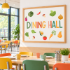 Decorative Print for School Dining Areas - Children’s Decor
