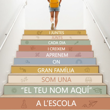 Família | Vinils per a escales de col·legis – Junts som una Família