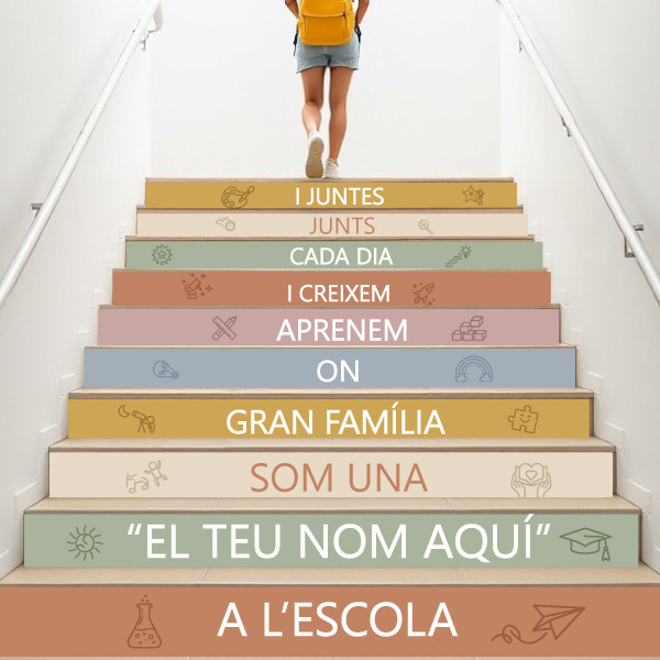 Família | Vinils per a escales de col·legis – Junts som una Família