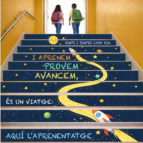 Vinils per a escales educatives – l’aprenentatge és un viatge